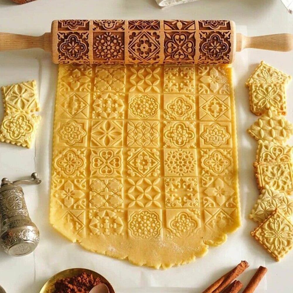 Festive Rolling Pin Set | Perfect for Holiday Baking