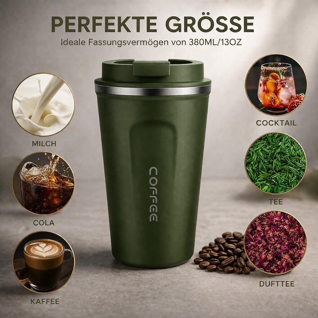 Smart Temperature Display Travel Mug | Steel Drinkware
