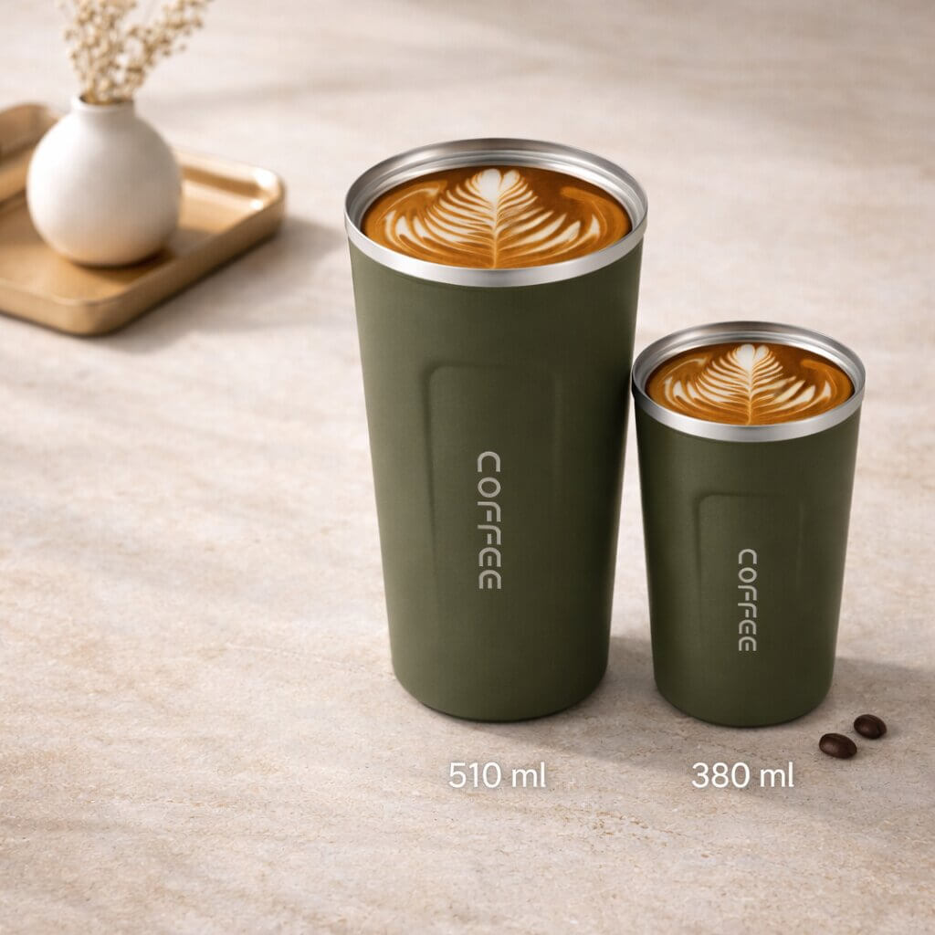 Smart Temperature Display Travel Mug | Steel Drinkware