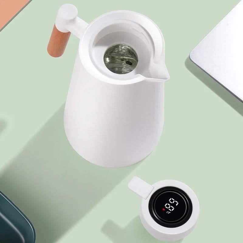 Smart Thermal Carafe with Temperature Display | 1 Liter Coffee & Tea Server