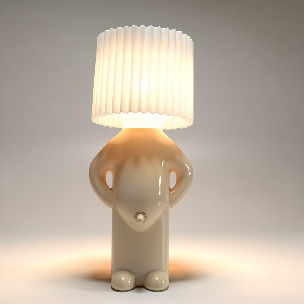 Charming LED Table Lamp | Playful Nightstand Illumination