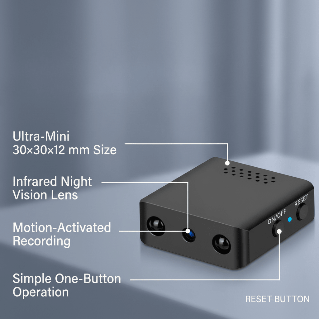 Battery-Powered Surveillance Camera with HD Video and Night Vision