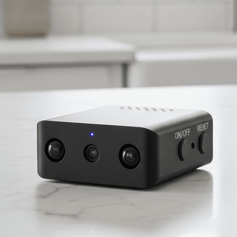 Battery-Powered Surveillance Camera with HD Video and Night Vision