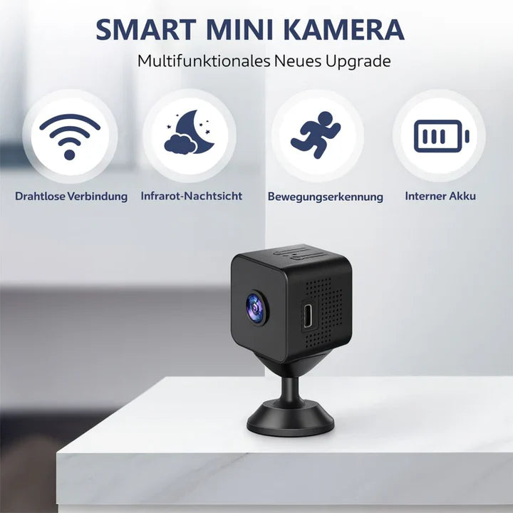 Compact Wireless Security Camera with HD Video Streaming