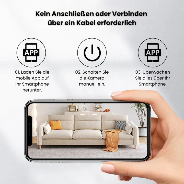 Compact Wireless Security Camera with HD Video Streaming