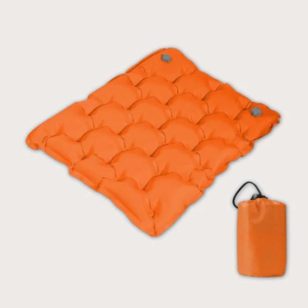 Portable Comfort Cushion with Quick Inflate Feature