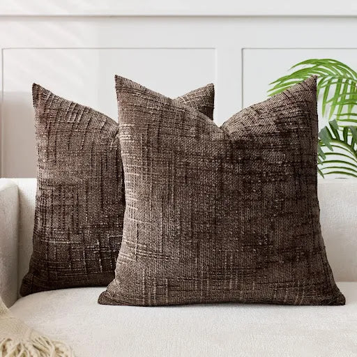 Elegant Bamboo-Textured Cushion Cover for Home Décor