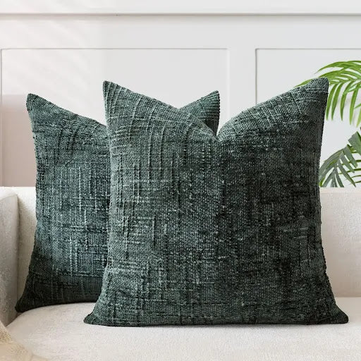 Elegant Bamboo-Textured Cushion Cover for Home Décor
