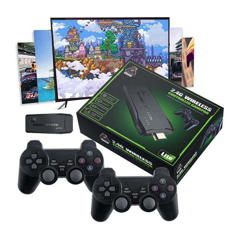 RetroPlay 64GB Gaming Console with Dual Wireless Controllers