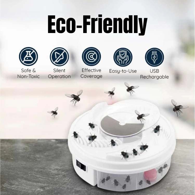 Silent USB Insect Catcher for Home and Outdoors