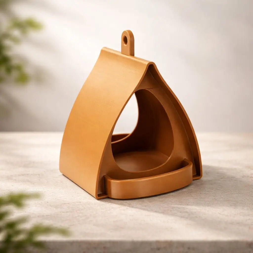 Hanging Bird Feeder Station | Outdoor Seed Dispenser | Nature's Treat