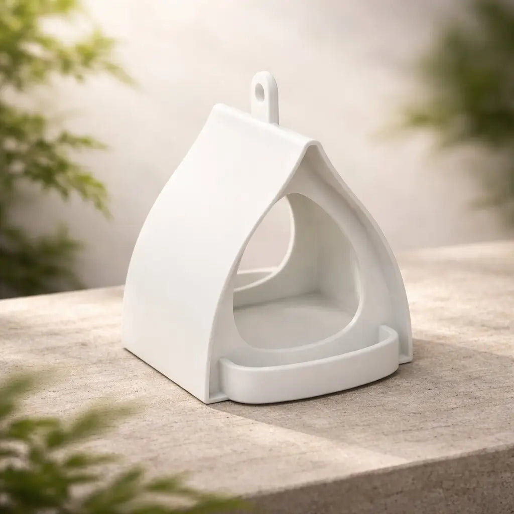 Hanging Bird Feeder Station | Outdoor Seed Dispenser | Nature's Treat