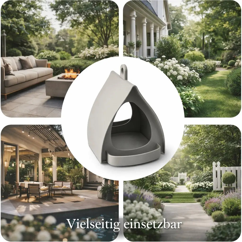 Hanging Bird Feeder Station | Outdoor Seed Dispenser | Nature's Treat