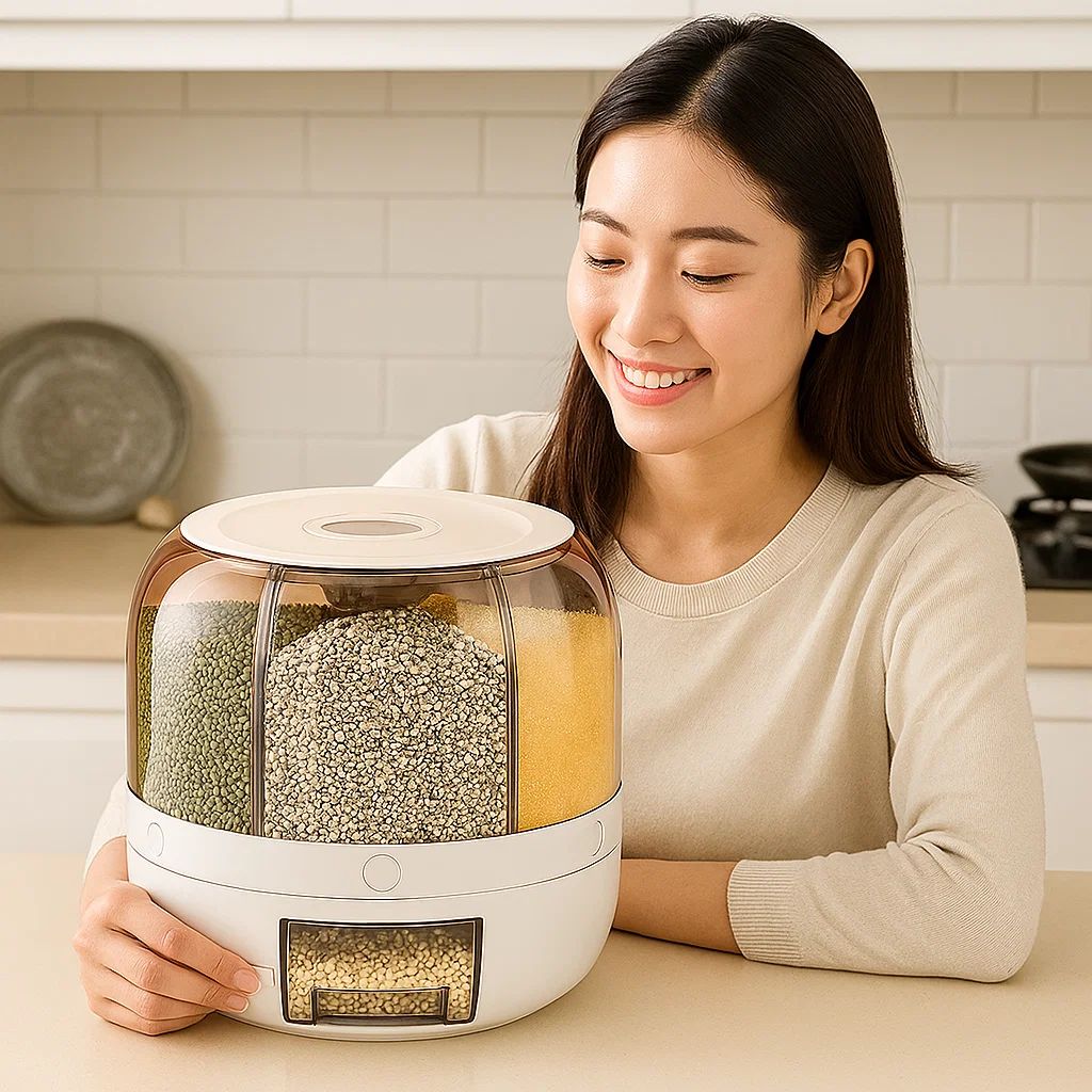 Smart Storage Dispenser for Cereal and Dry Goods