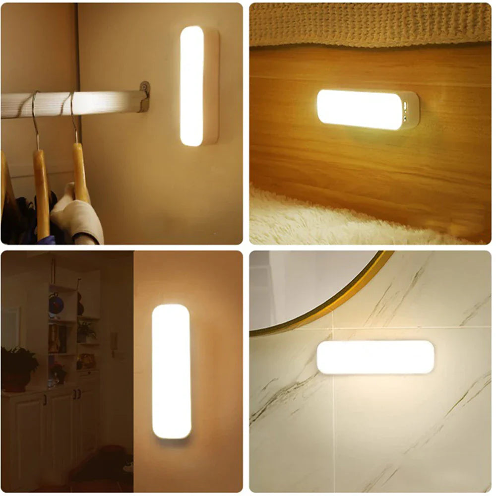 Smart Wireless Motion-Sensing Wall Light | Rechargeable Night Lamp