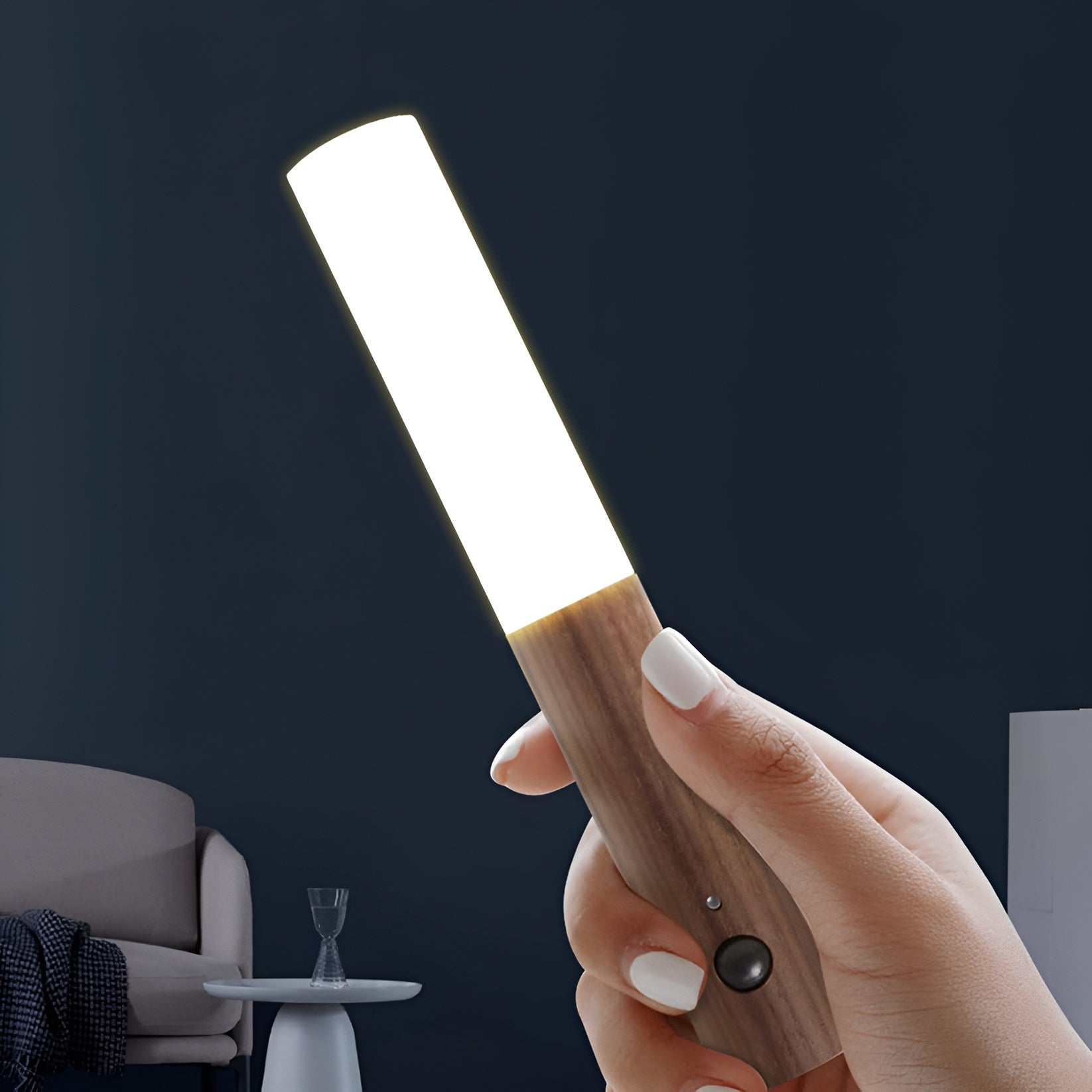 Smart Wireless Wall Light with Motion Sensor & Rechargeable Battery