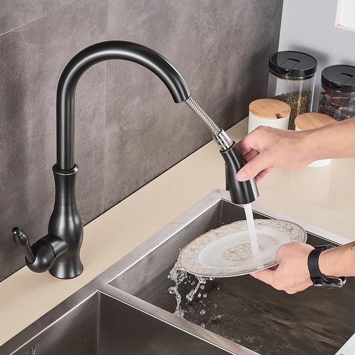Versatile Kitchen Faucet | Pull-Down Sink Mixer | HomeFlow