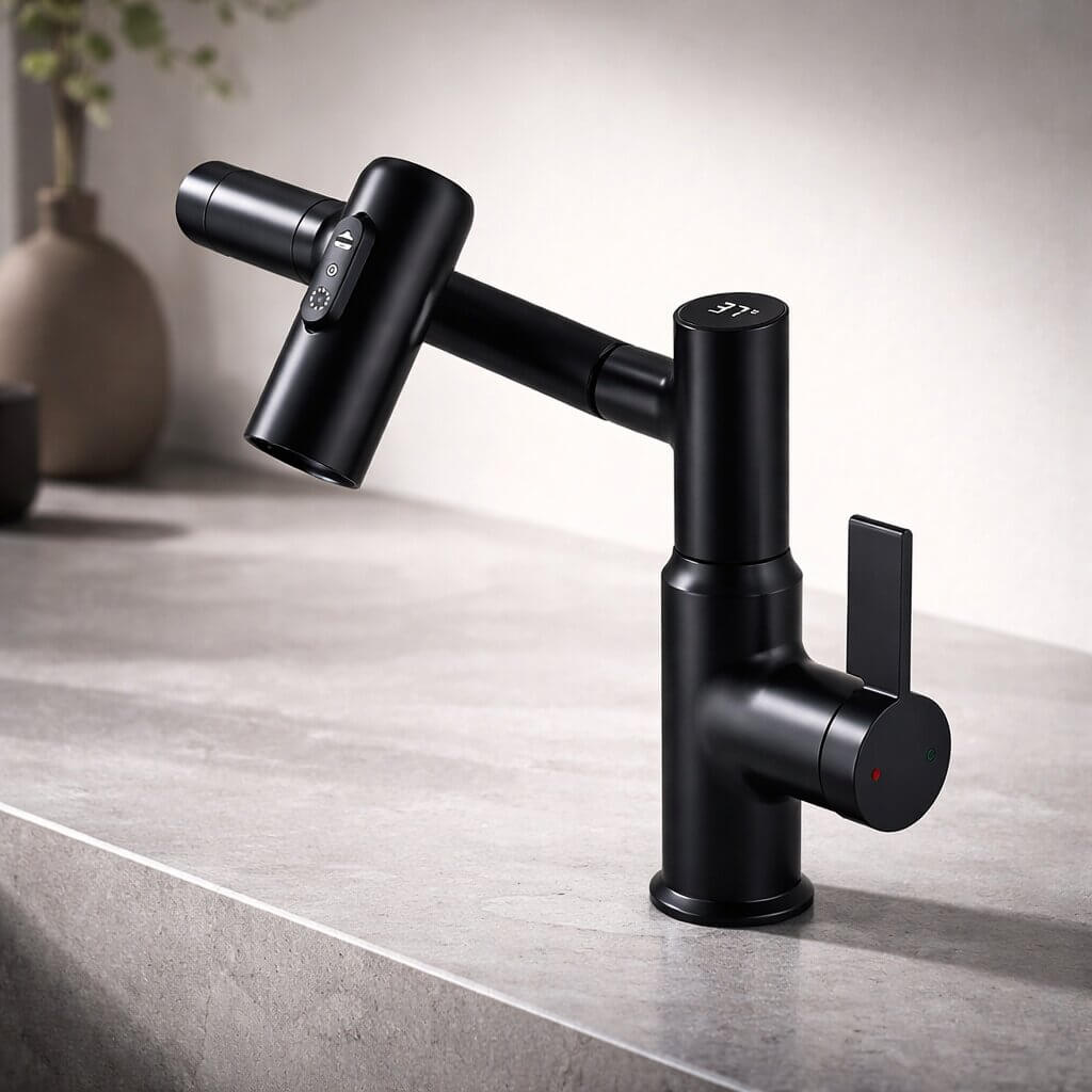 Versatile Kitchen & Bathroom Faucet | Flexible Sink Mixer