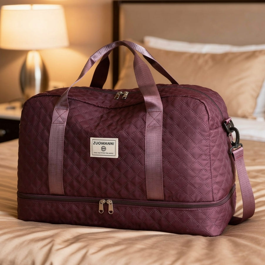 All-in-One Weekend Bag with Shoe Compartment