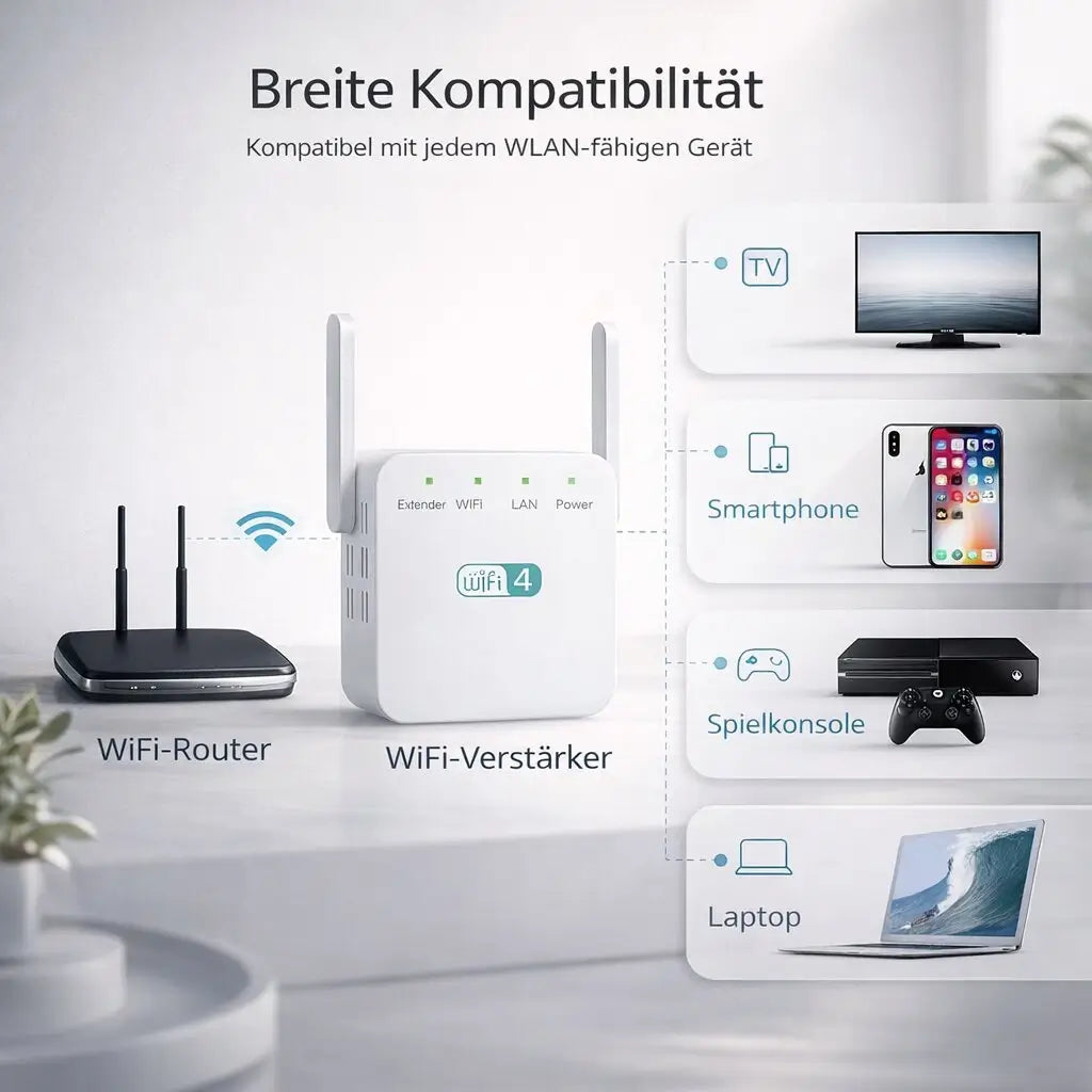HomeWiFi Booster | Reliable Network Expander for Every Room