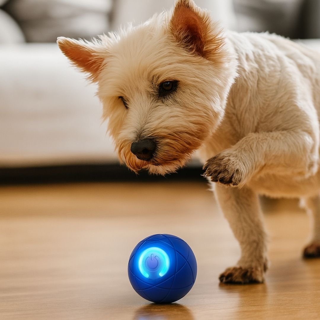 PawJoy Interactive Pet Playball for Endless Fun