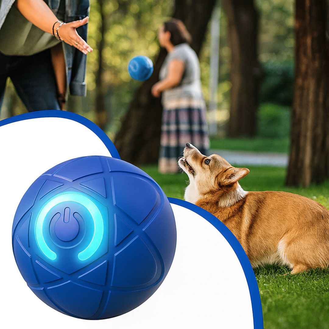 PawJoy Interactive Pet Playball for Endless Fun