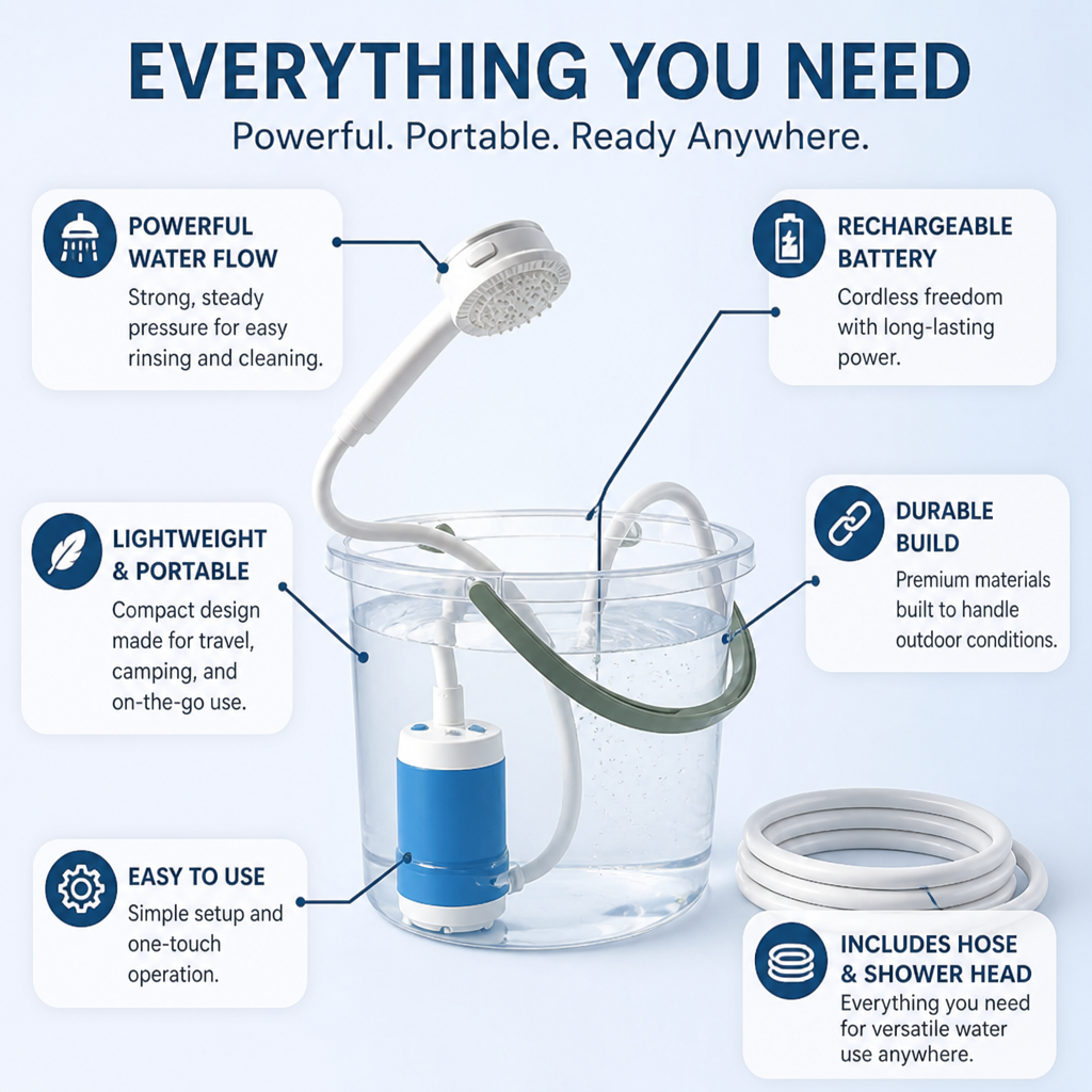 AquaSwift™ — Unleash Effortless Water Power Wherever Life Takes You
