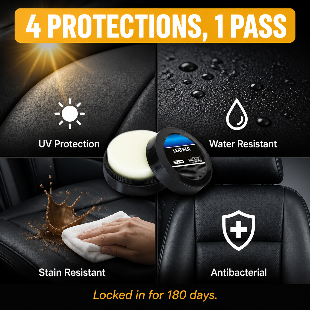 LustraHide™ — Restore Cracked, Dull Leather and Seal Shine for 180 Days