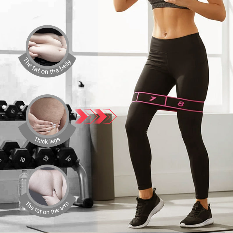 8-Segment Resistance Bands for Stretching, Yoga, and Strength Workouts