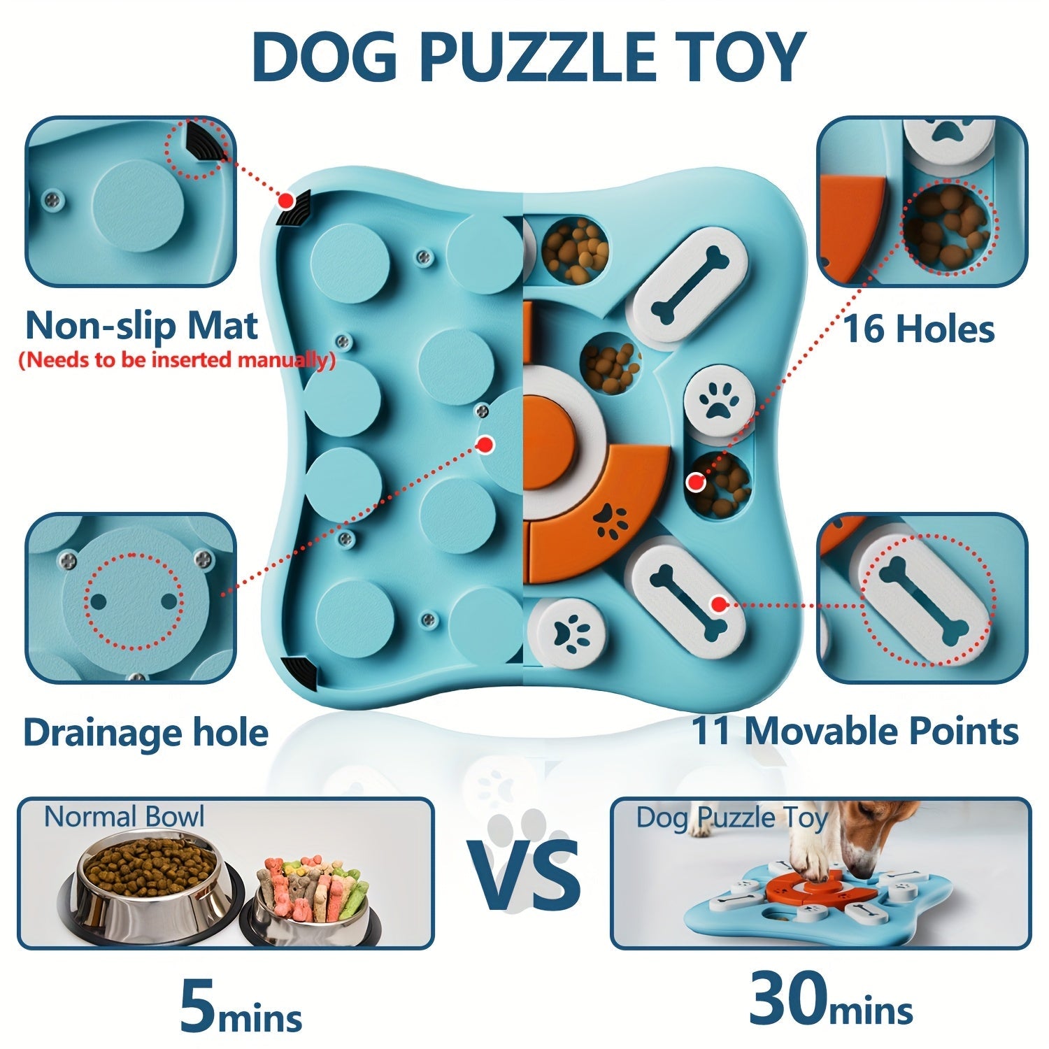 CleverCanine Puzzle Feeder – Engaging Slow Feeding Toy for Dogs