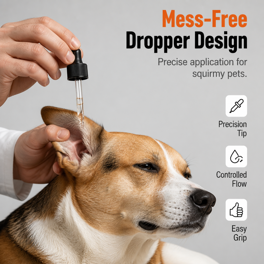 Vetara™ Ear Drops — Calm Your Dog’s Ears Fast and Banish Stubborn Odor for Good