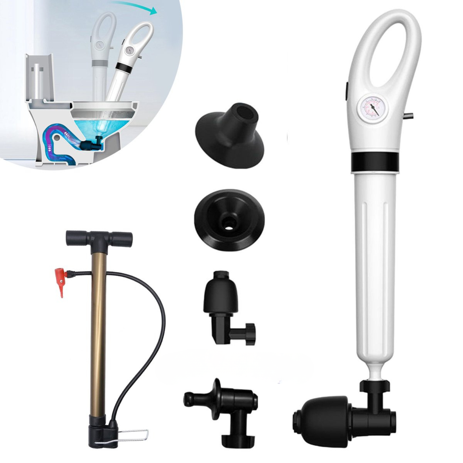 ForceFlow™ — Take Control and Blast Away Clogs Instantly for Stress-Free Drains