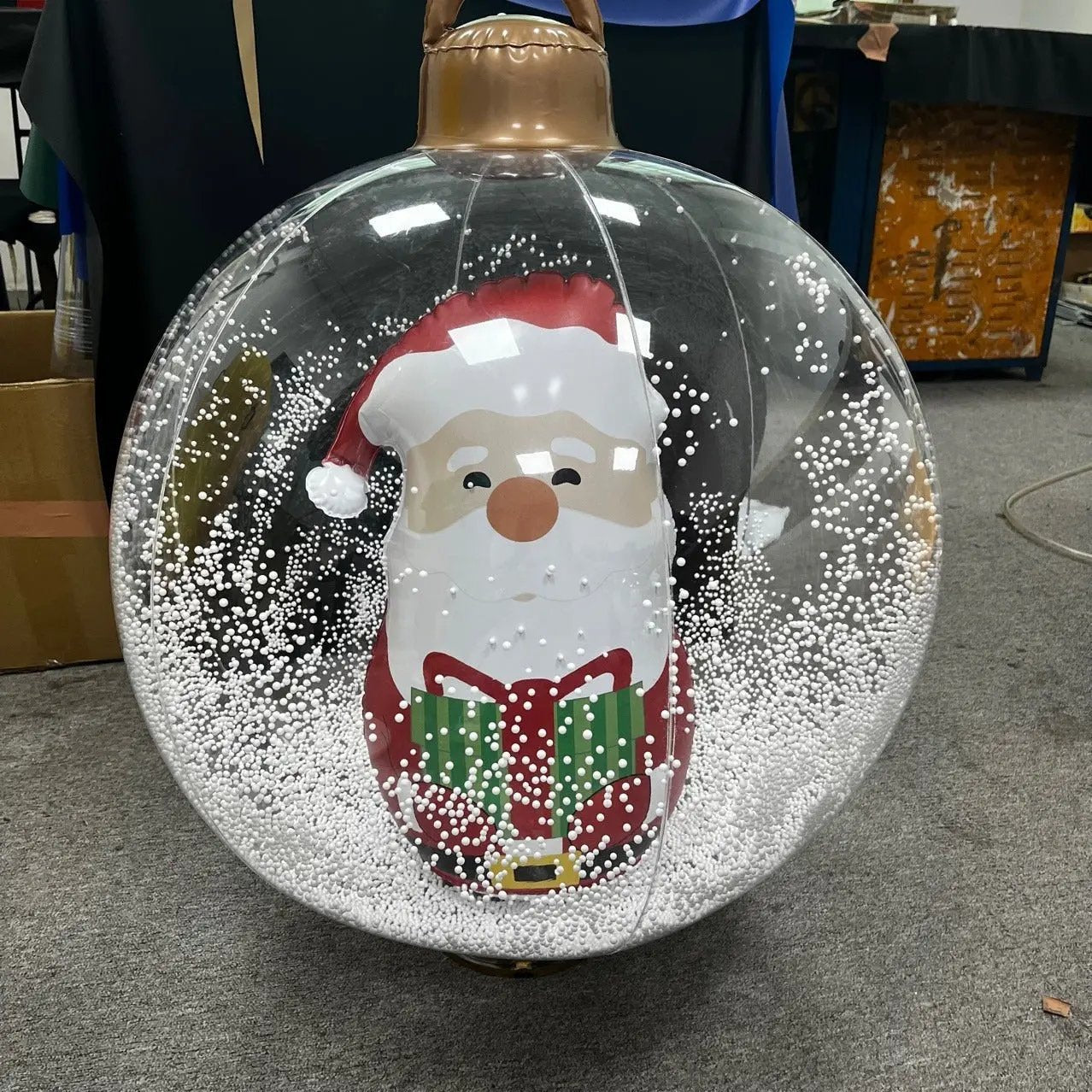 Inflatable Holiday Ball with Light — Controlled Remotely via Remote Control