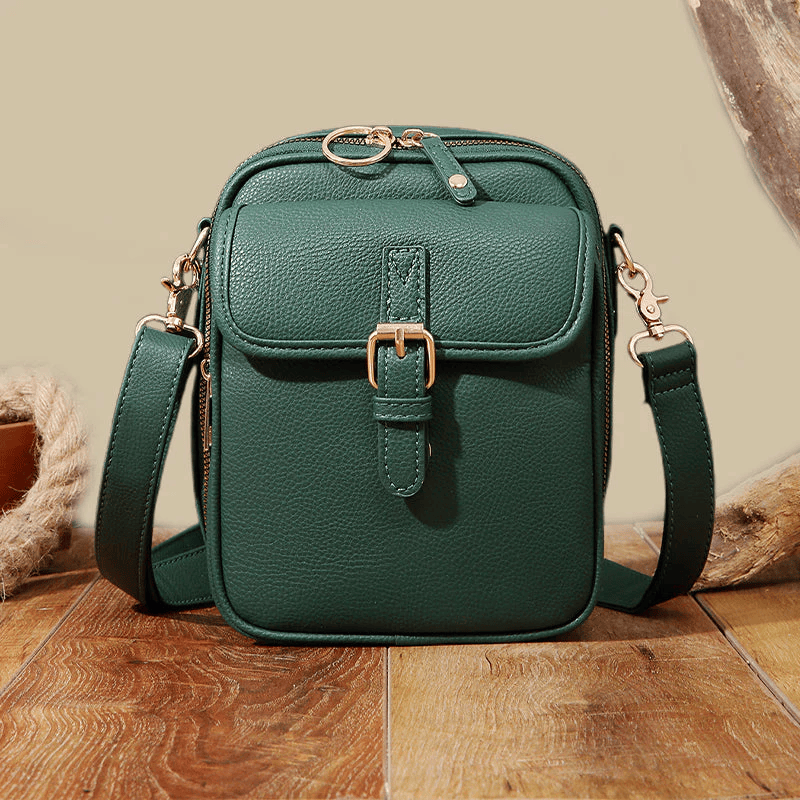 Lumiorex™ Leather Crossbody — Effortless Style and All-Day Confidence Without the Bulk