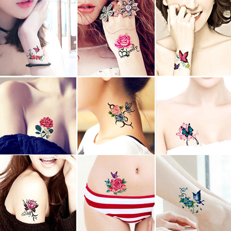 Waterproof Skin-Friendly 3D Body Art Tattoo Sticker Collection