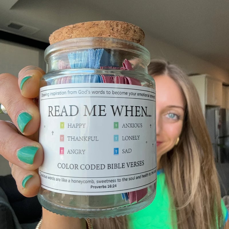 LumaFaith™ Verse Jar — Daily Sparks of Courage & Calm to Light Your Soul