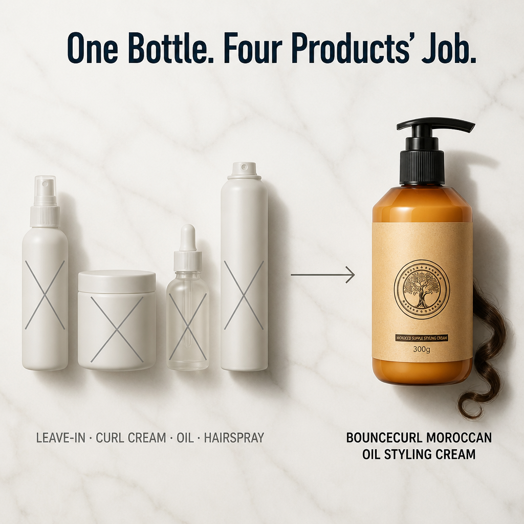 BounceCurl™ — Swap 4 Curl Products for a Single Pump with 78-Hour Hold