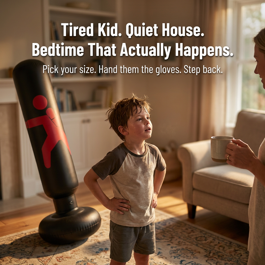 BounceBattler™ — Burn Off Extra Kid Energy Indoors Without Turning On A Screen