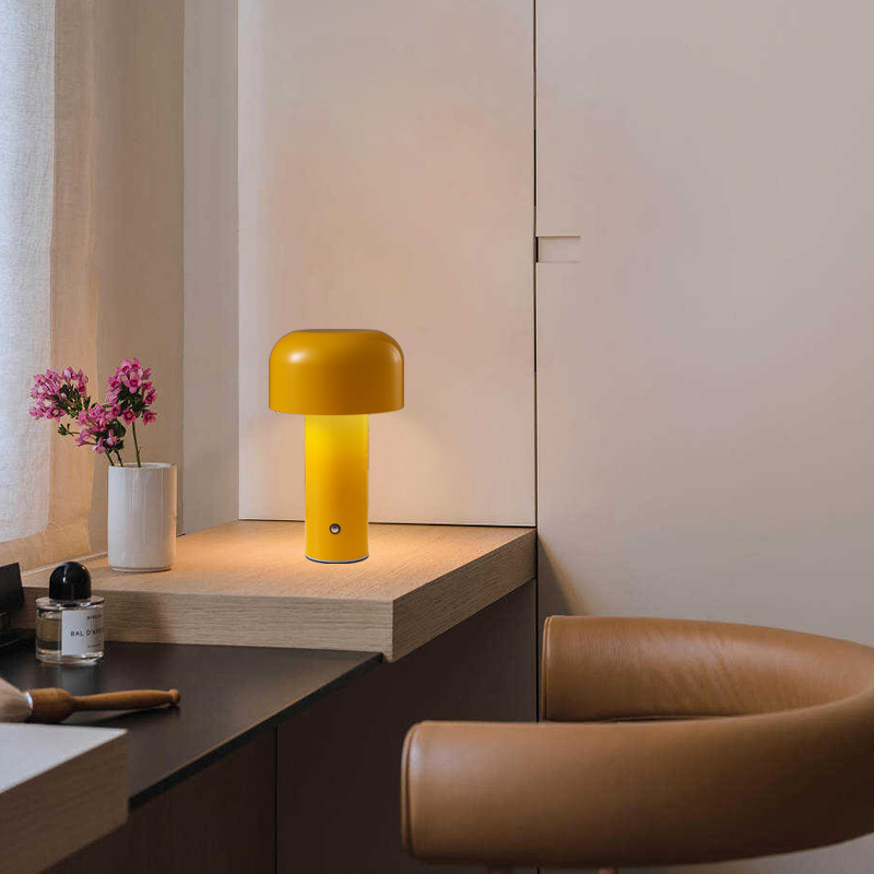 Wireless Dimmable LED Battery Table Lamp LeonieDeko - Contemporary style | Living room | Reading lamp | Bedside table lamp