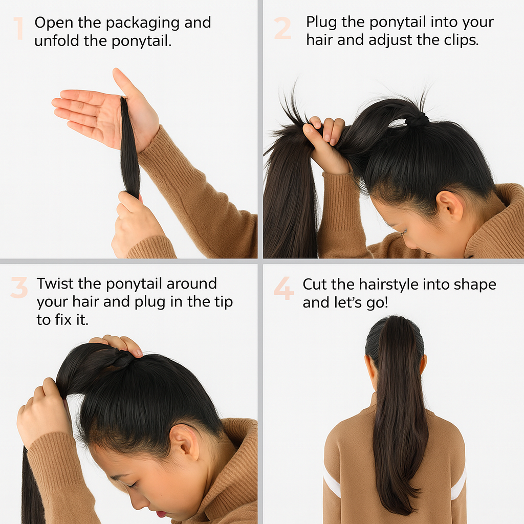 LumaTress™ — Instantly Pump Up Your Ponytail for All-Day Glam and Confidence
