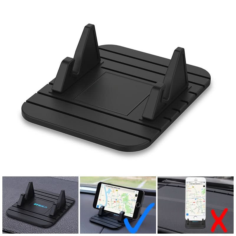 Car Cell Phone Holder | Dashboard Mount | Silicone Non-Slip Pad | GripMate