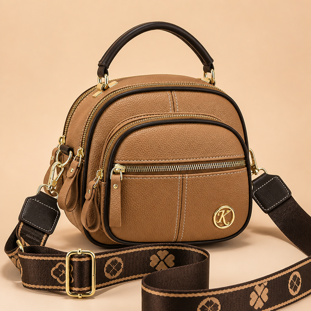 LumaVera™ Leather Crossbody — Own Your Day with Effortless Style and Perfect Order
