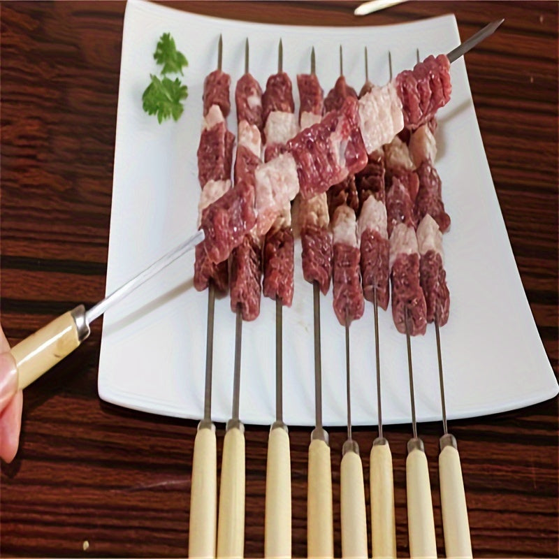 GrillMaster Pro – Sturdy Stainless Steel Skewers for Perfect BBQ