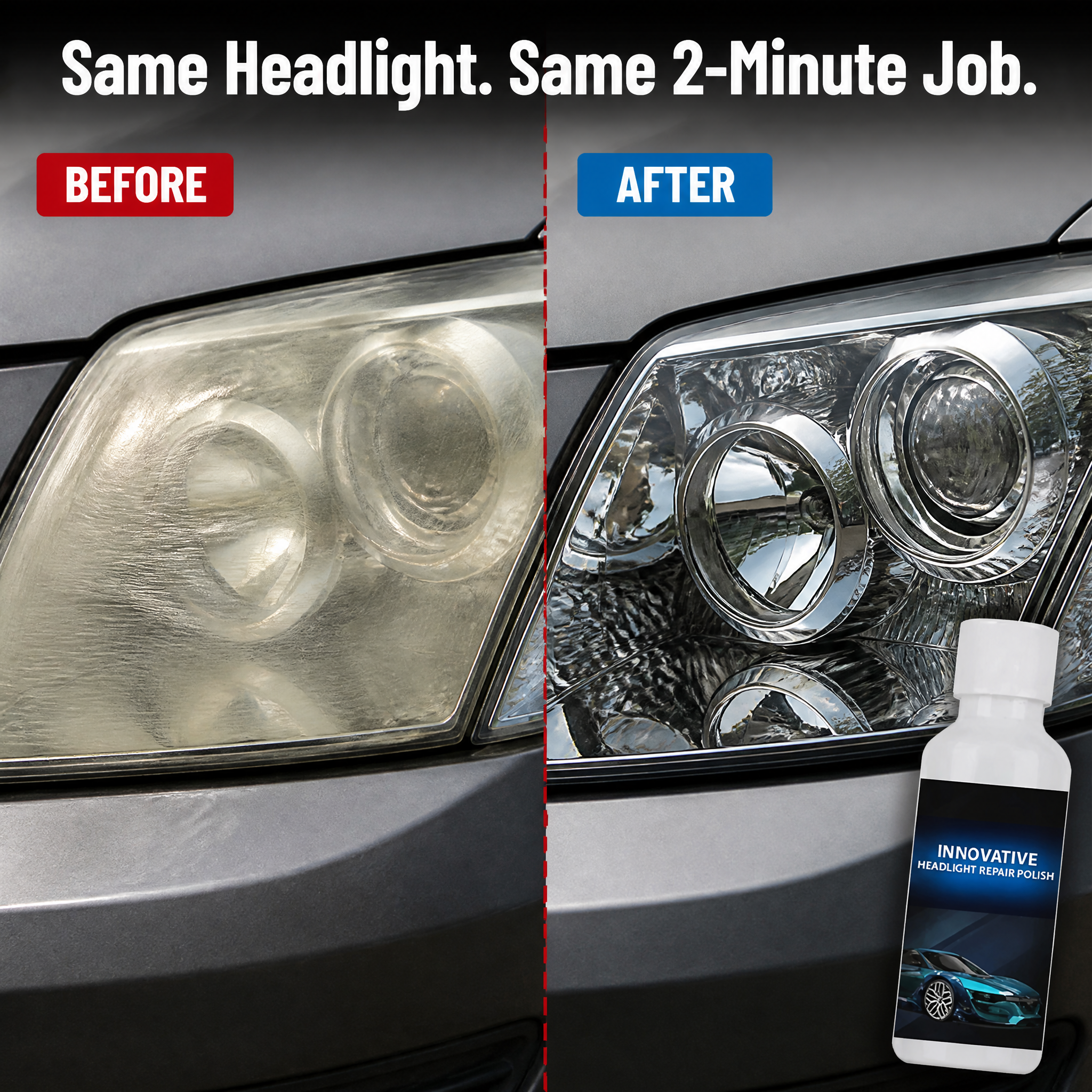 RadianceGuard™ — Eliminate Yellow Tint and Cruise with Crystal-Clear Headlights