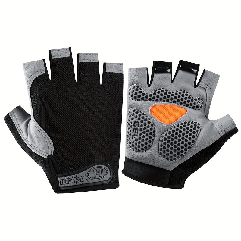 Versatile Outdoor Half Finger Gloves for Active Adventures