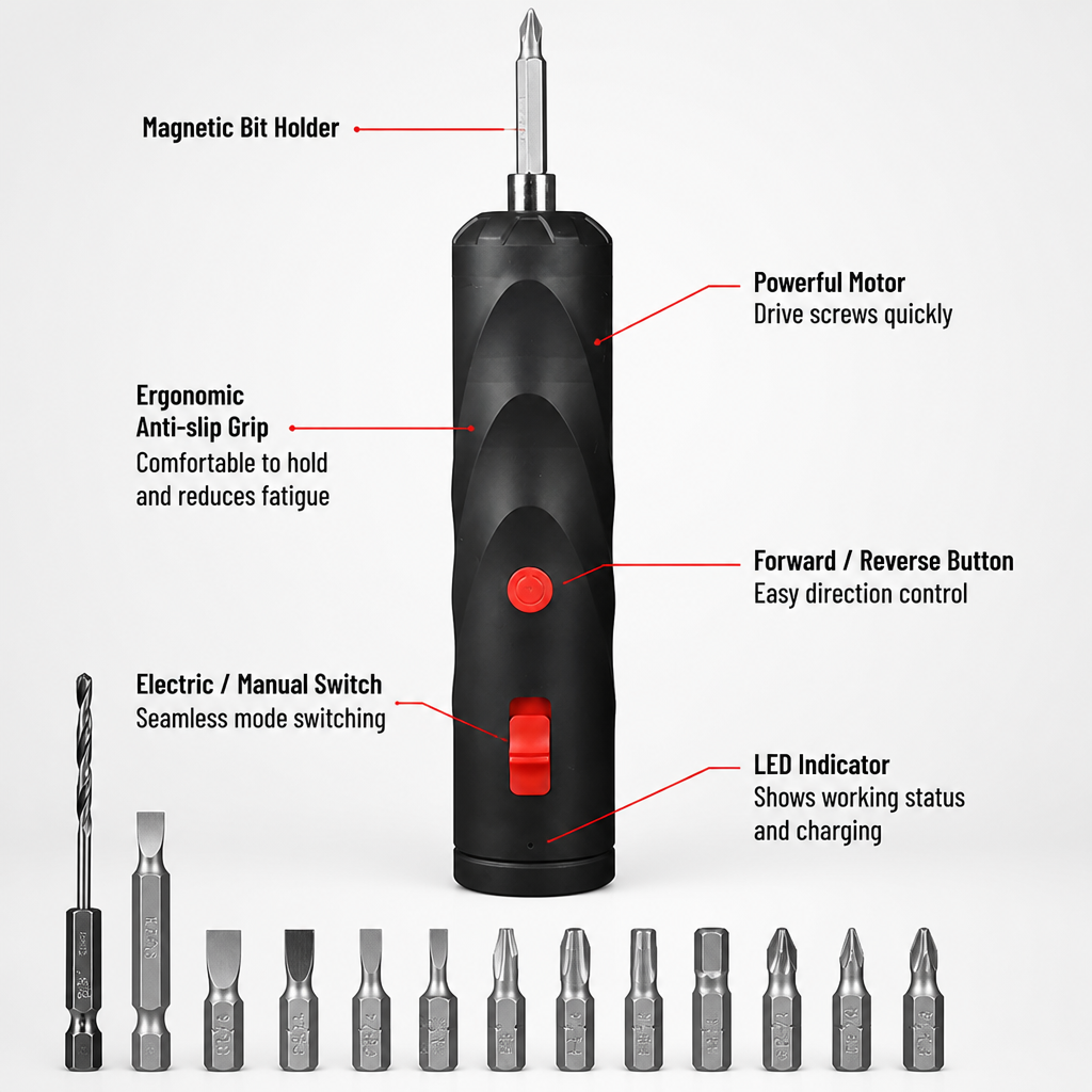 TurboTwist™ — Crush Every Screw with Lightning Speed and Effortless Control