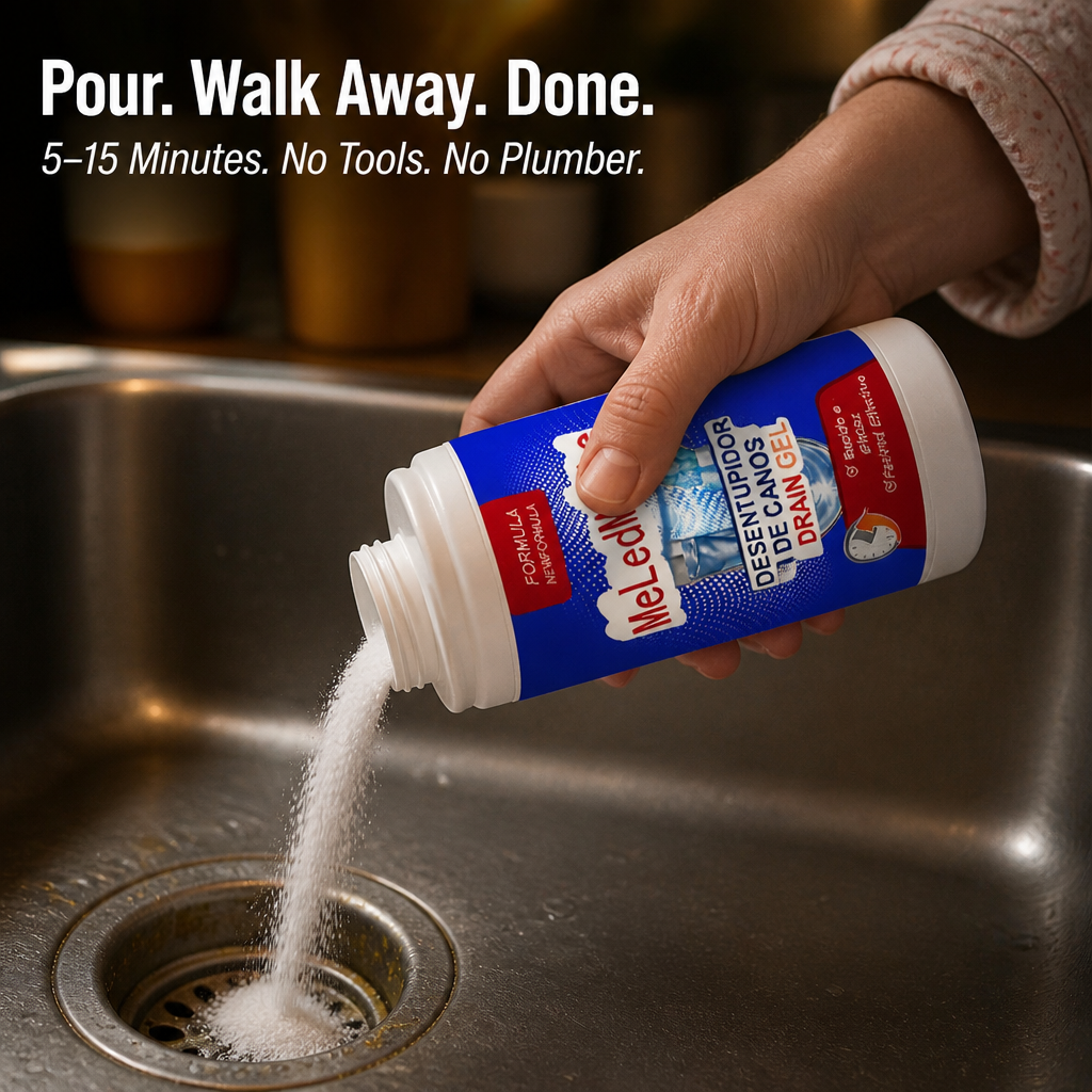 PipeSoothe™ — Remove Hair, Grease & Gunk Blockages Without a Plumber | 1+1 FREE TODAY