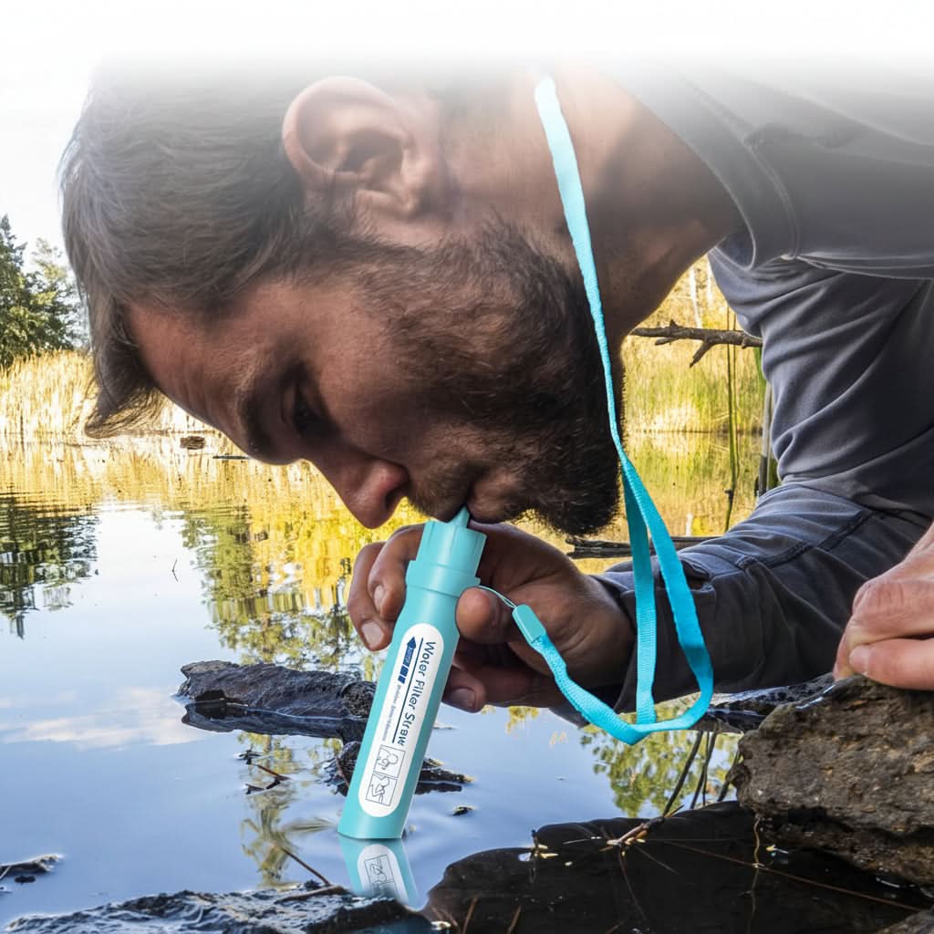 Compact Water Purifier for Camping and Outdoor Activities