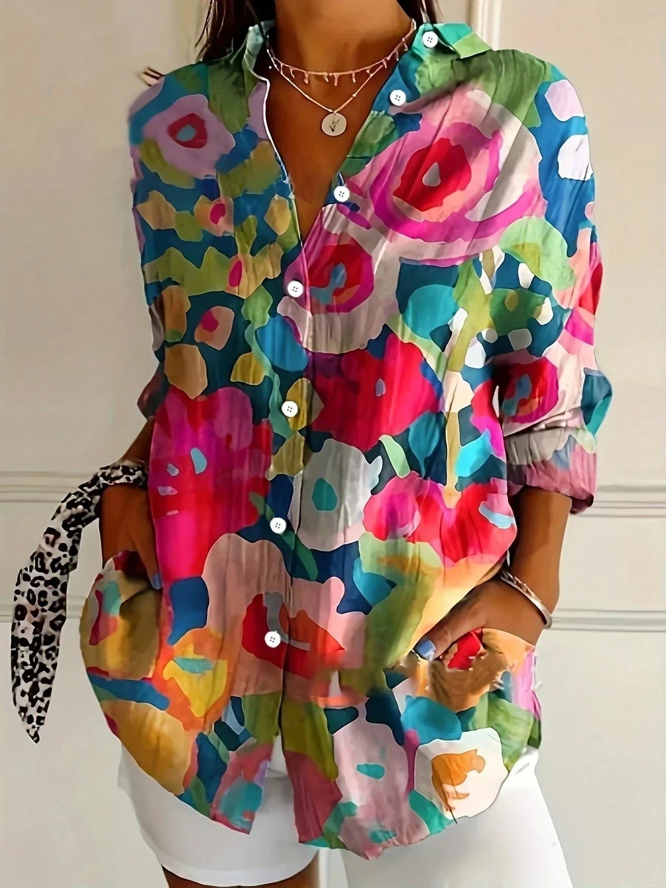 LumaLuxe™ Blouse — Wear Bright Confidence That Lasts All Day