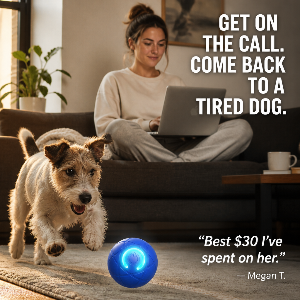 DashRoll™ — Tire Out Your Dog's Energy Hands-Free While You Work
